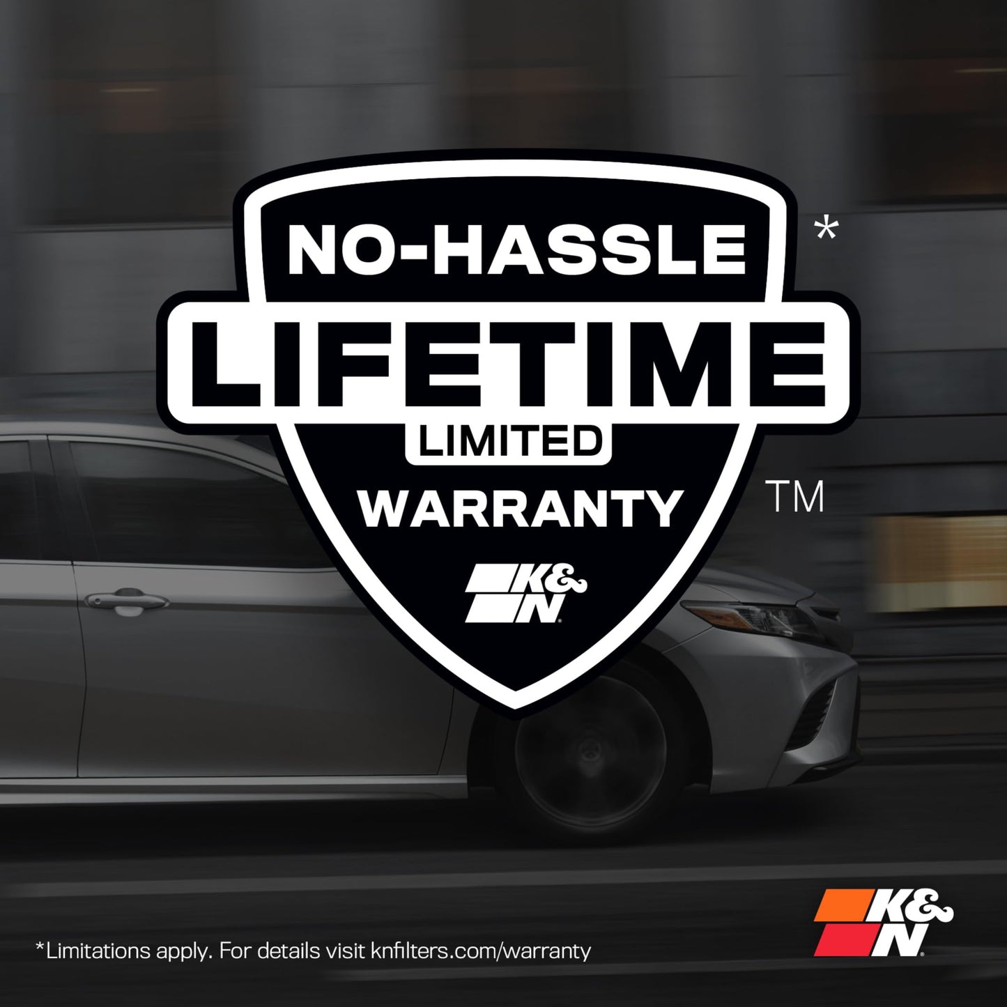 K&N Engine Air Filter: Reusable, Clean Every 75,000 Miles, Washable, Premium, Replacement Car Air Filter: Compatible with 2001-2008 Acura/Honda (MDX, Pilot), 33-2200