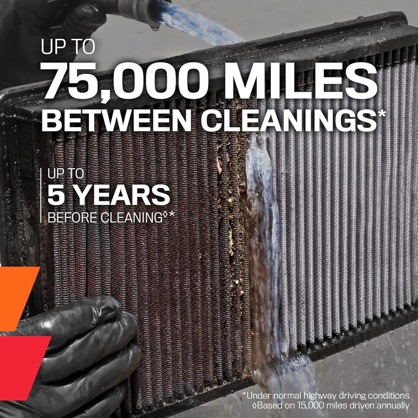 K&N Engine Air Filter: Reusable, Clean Every 75,000 Miles, Washable, Premium, Replacement Car Air Filter: Compatible 2000-2008 CHRYSLER/DODGE (Voyager III, Town & Country Van, Grand, Caravan), 33-2206