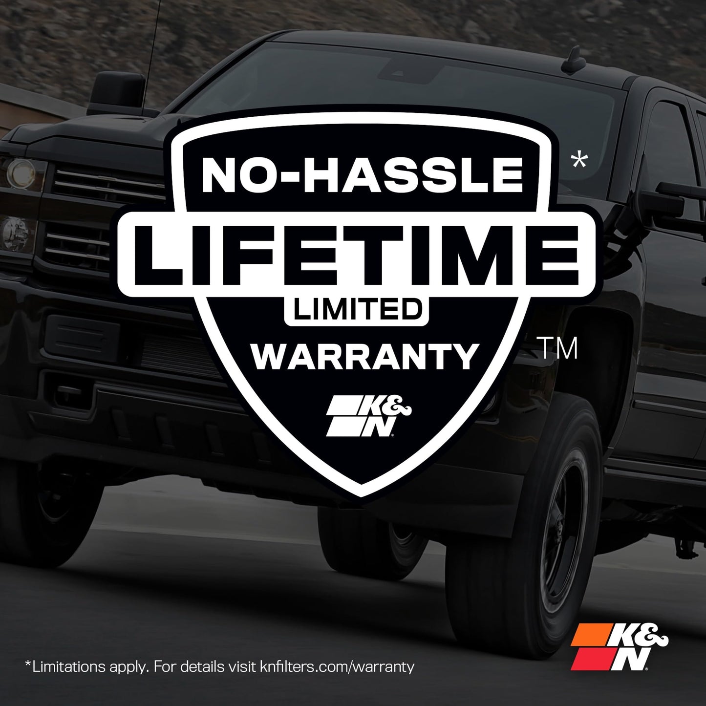 K&N Engine Air Filter: Increase Power & Towing, Washable, Premium, Replacement Air Filter: Compatible with 2001-2010 Jeep V6/V8 (Commander, Grand Cherokee, Liberty, Grand Cherokee III), 33-2233