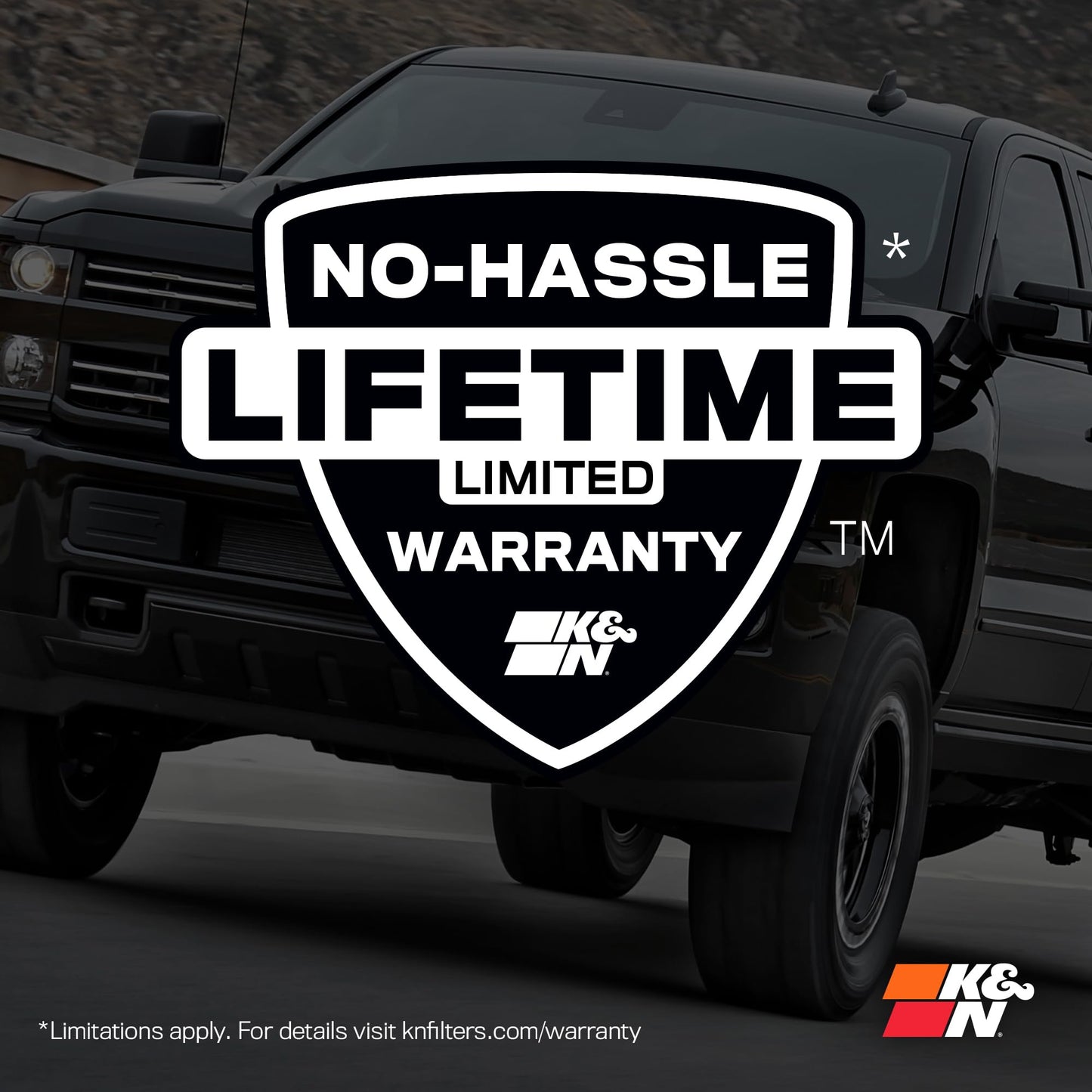 K&N High-Flow Original Lifetime Engine Air Filter: Increase Power: Premium, Washable: Compatible with 2005-2023 TOYOTA: Tacoma, 33-2306