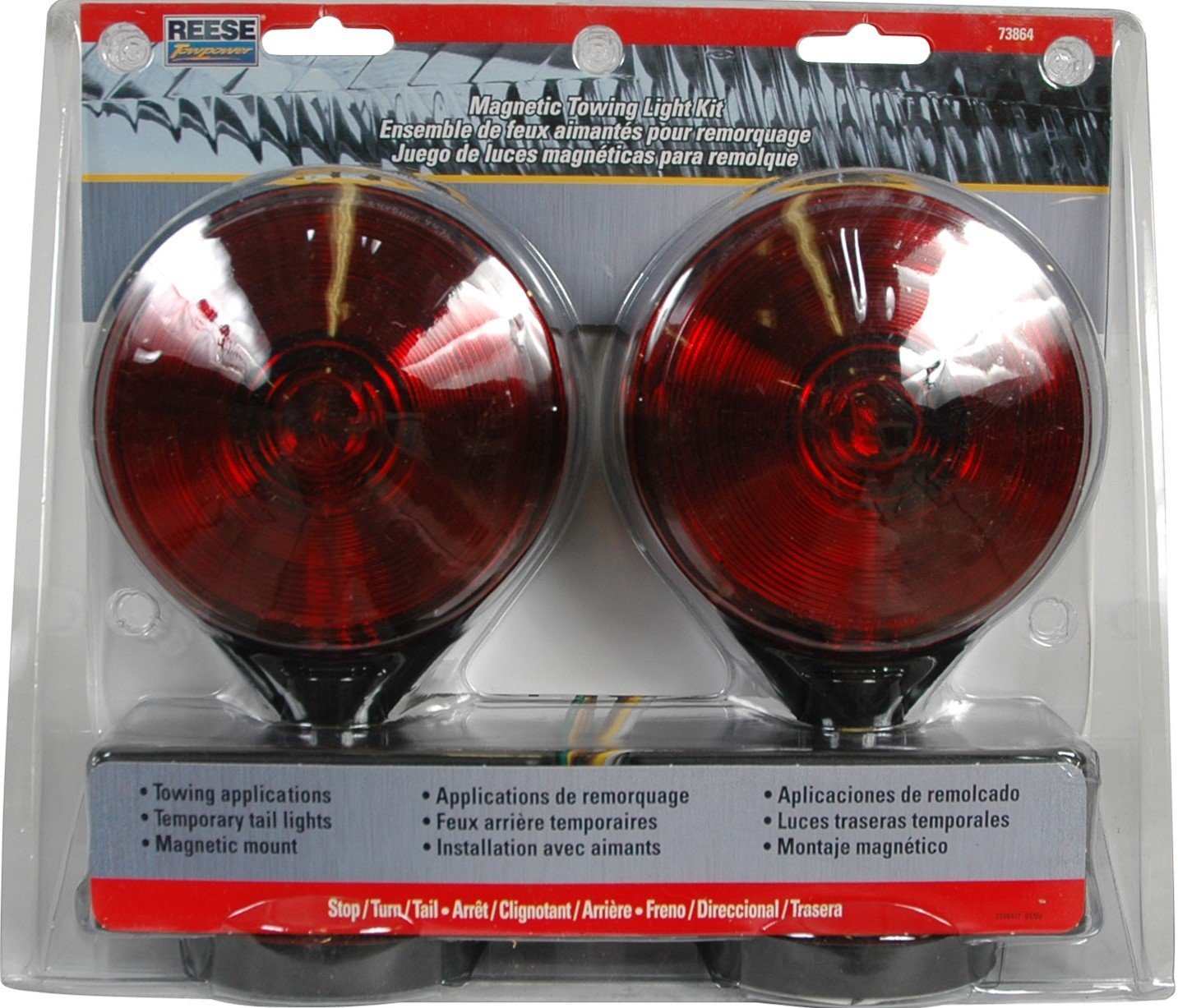 Reese Towpower 73864 Magnetic Towing Light Kit