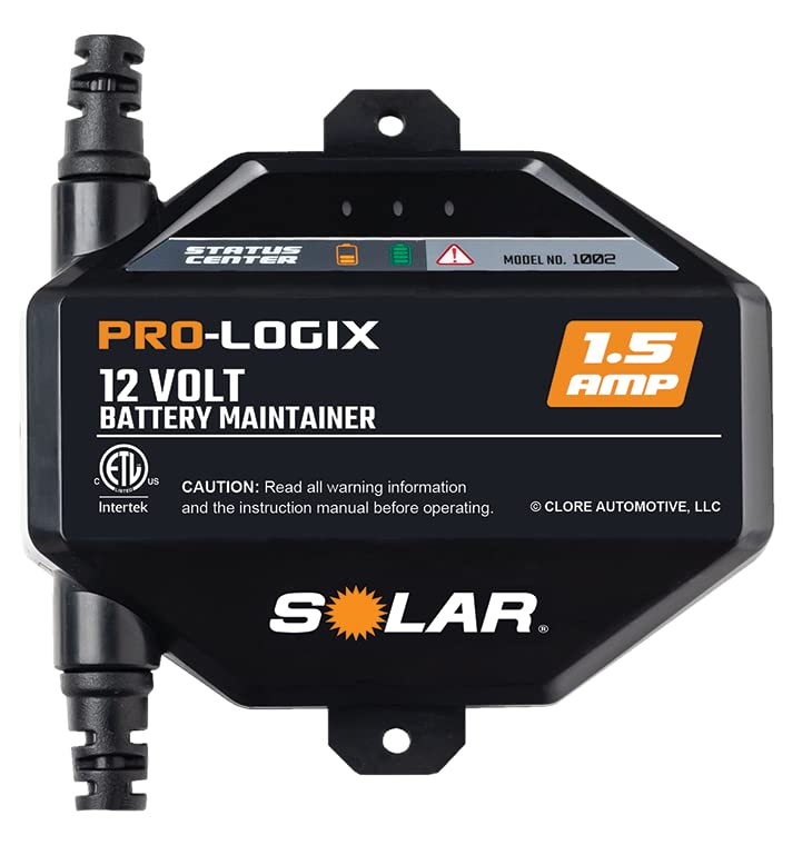 Clore Automotive SOLAR 1002 1.5 Amp 12V Automatic Onboard Battery Charger