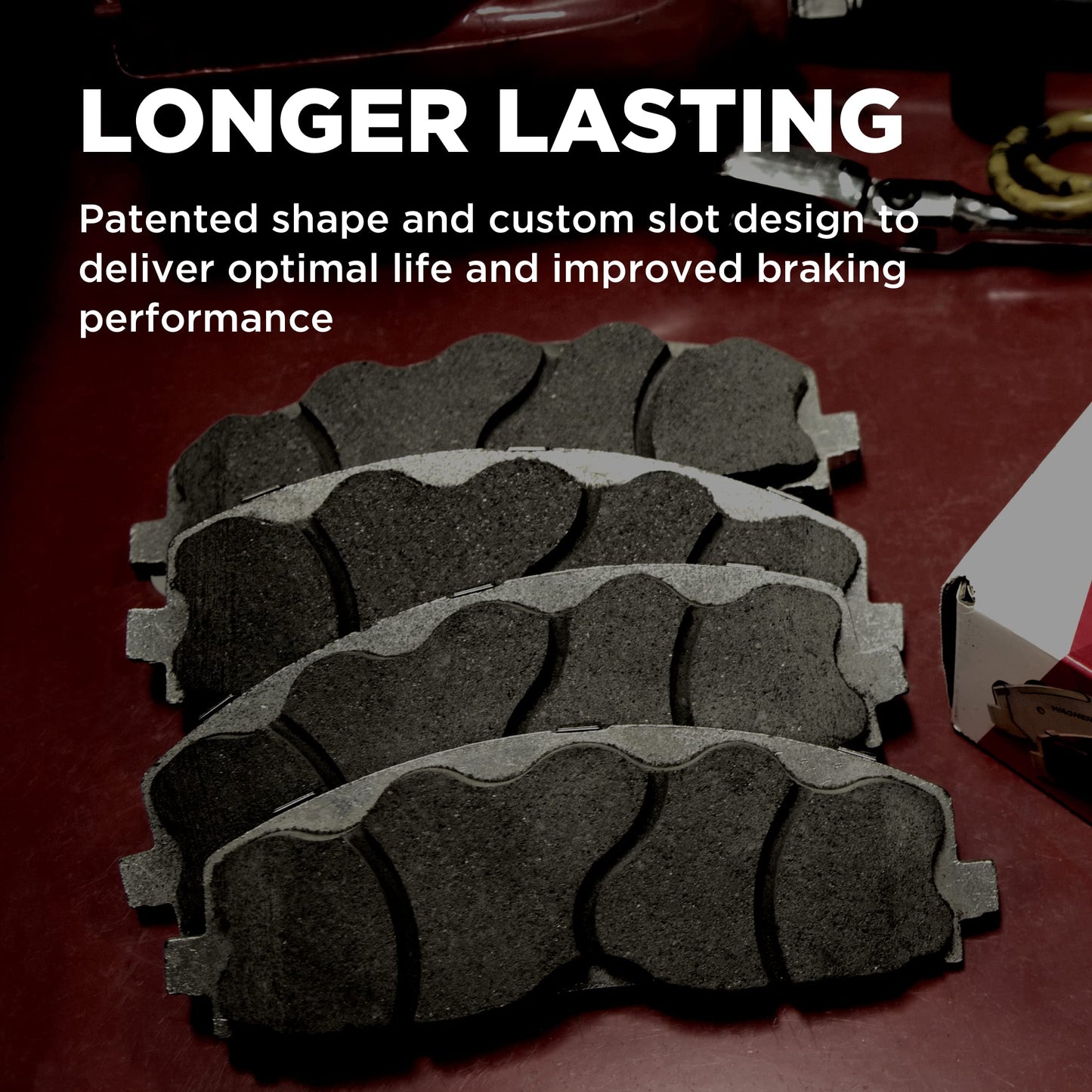 Wagner Brake OEX OEX996 Disc Brake Pad Set Premium Ceramic