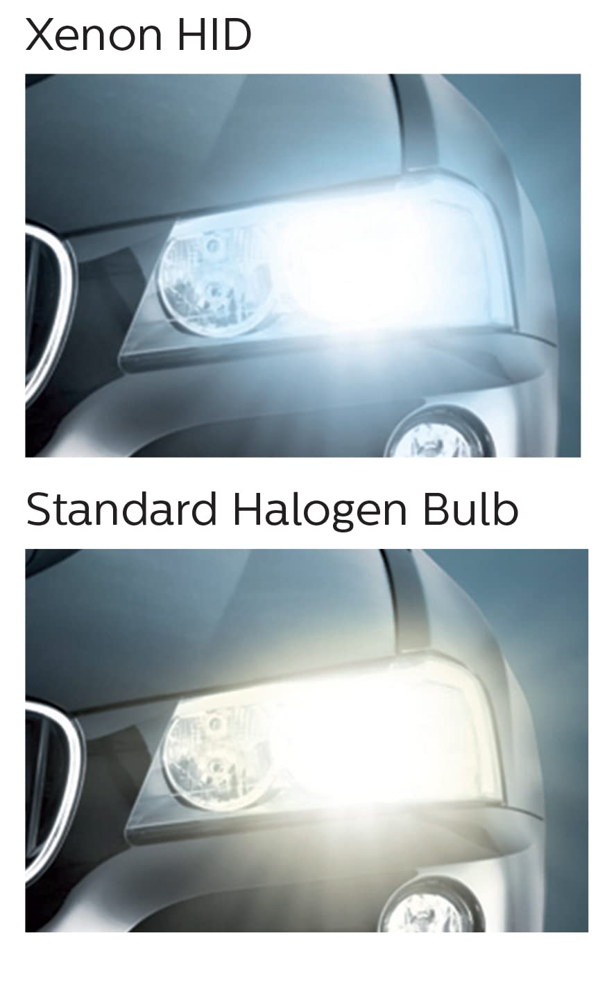 Philips Automotive Lighting D4R Authentic Xenon HID Headlight Bulb with 4200K Intense White Light, Fits Select High Beam and Low Beam Positions, 1 Pack