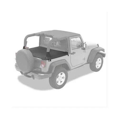 Bestop 90033-35 Duster Deck Cover Black For 2007-2017 Jeep Wrangler 2 Door