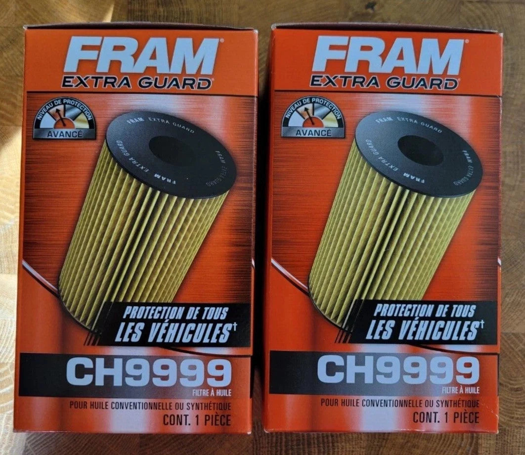 (2 PACK) NEW Fram Extra Guard CH9999 Oil Filter FREE SHIPPING