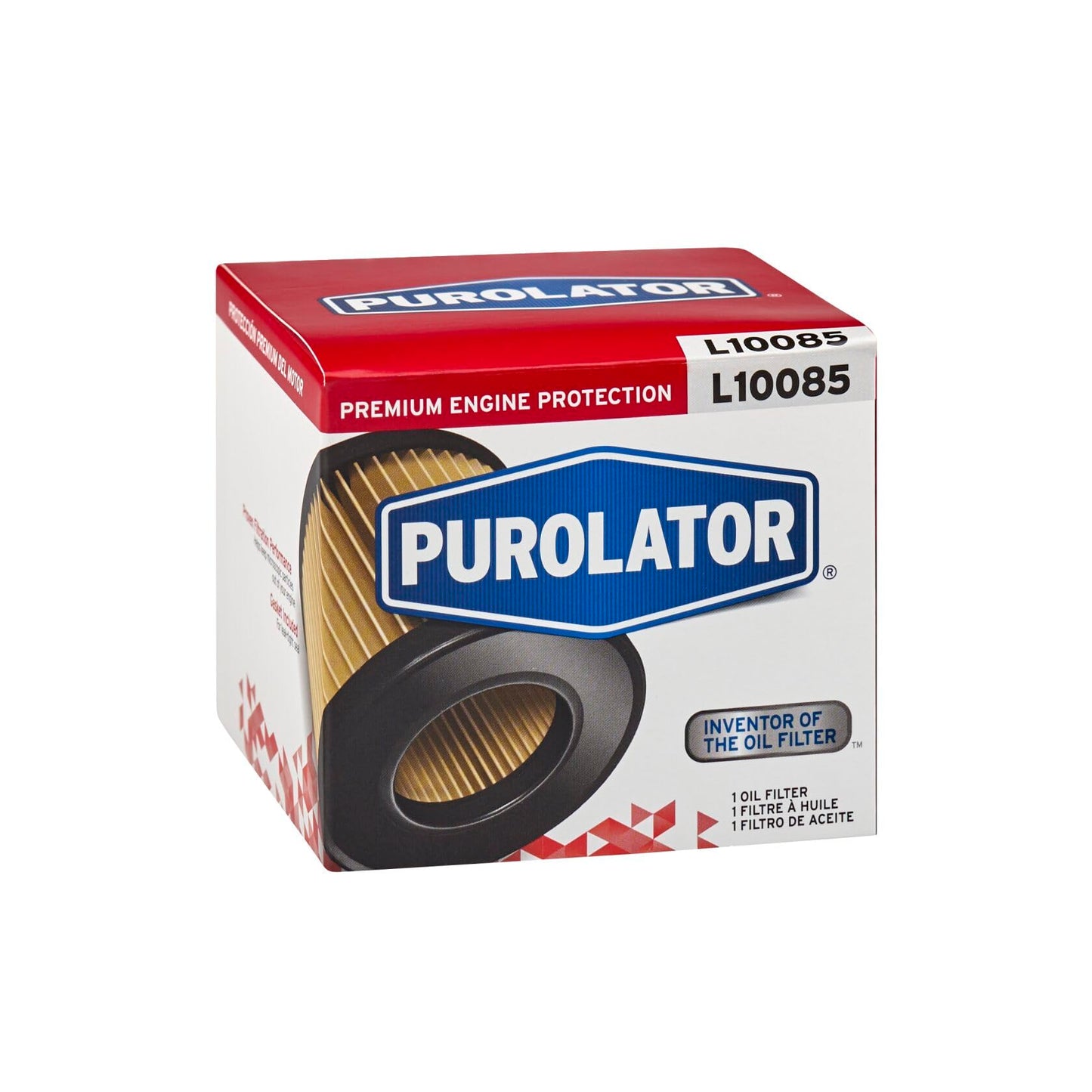 Purolator L10085 Premium Engine Protection Cartridge Oil Filter Compatible With Pontiac Grand Am, Fiero, Oldsmobile Cutlass Ciera, Cutlass Calais, Chevrolet Celebrity, Buick Skylark and Century