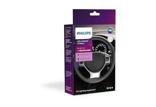 Philips Automotive Lighting CANbus for HB3 (9005) and HB4 (9006), 2 Pack, Black