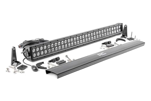 Rough Country 30'' Dual Row LED Light Bar - 180W, 14,400 Lumens, Combo Spot/Flood Beam, Off-Road Lighting for Jeeps, Truck & UTV