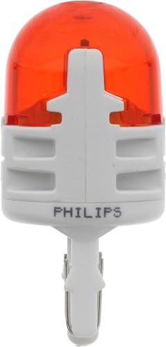 Philips 7443ALED Ultinon LED Bulb (Amber), 2 Pack