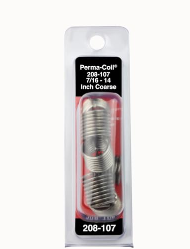 Perma-Coil 208-107 Thread Insert Pack 7/16-14 6PC Helicoil 5521-7