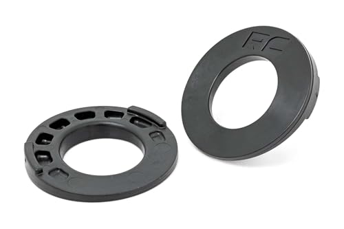 Rough Country Rear Coil Spring Correction Plates for Jeep Wrangler JK & Unlimited (2007-2018) for 3.5-6'' Lift Kits