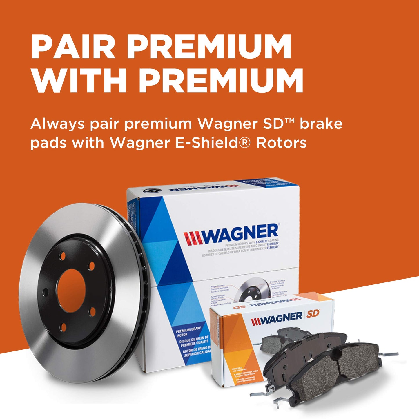 Wagner Brake SevereDuty SX966 Disc Brake Pad Set