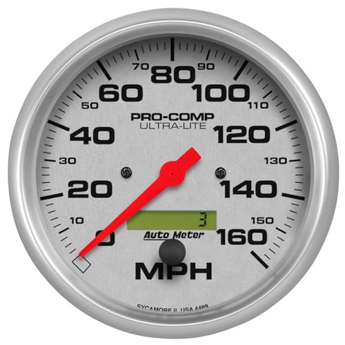 Auto Meter 4489 Ultra-Lite In-Dash Electric Speedometer 5.000 in.