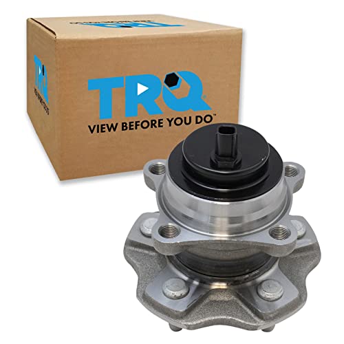 TRQ Front Rear Driver Side Passenger Side Wheel Bearing & Hub Assembly with ABS Sensor Compatible with 2010-2019 Lexus RX350 2018-2019 RX350L 2010-2015 RX450h 2014-2020 Toyota Highlander
