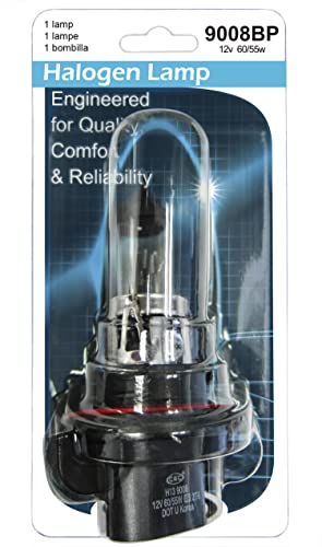 CEC Industries 9008BP T5 1/4 12V 60/55W (H13) P26.4T Halogen -One Per Card