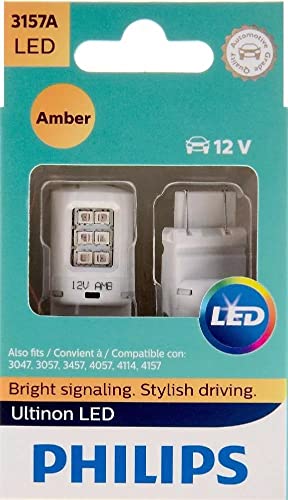 Philips 3157ALED Ultinon LED (Amber), 2 Pack