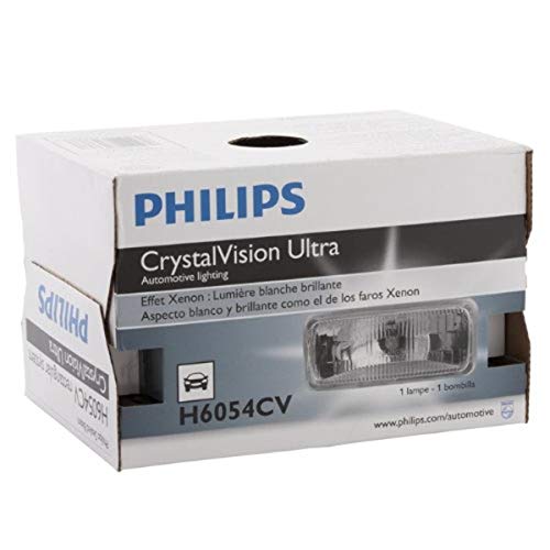 Philips H6054CVC1 CrystalVision ultra Upgrade Xenon-Look Halogen Headlight, 1 Pack