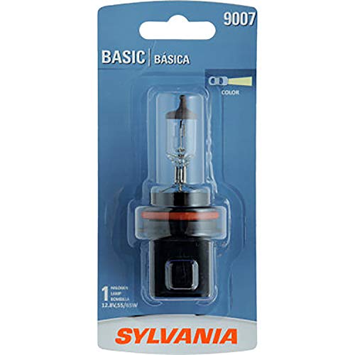 SYLVANIA - 9007 Basic - Halogen Bulb for Headlight and Daytime Running Lights (Contains 1 Bulb)