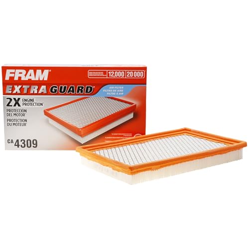 FRAM Extra Guard CA4309 Replacement Engine Air Filter for Select Infiniti, Nissan, Saab and Subaru Model Years, Provides Up to 12 Months or 12,000 Miles Filter Protection