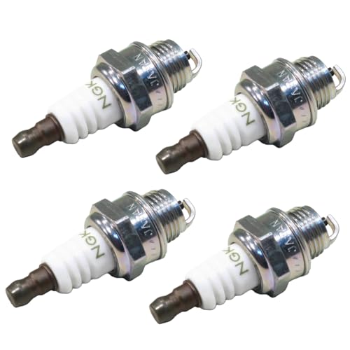 4 Pack NGK Spark Plug BPM8Y, 15901019830, 2057 for Blowers and Trimmers