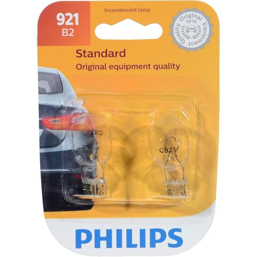 Philips Standard Mini Bulb - BP2, Halogen, DOT Compliant, Street Legal, Pair