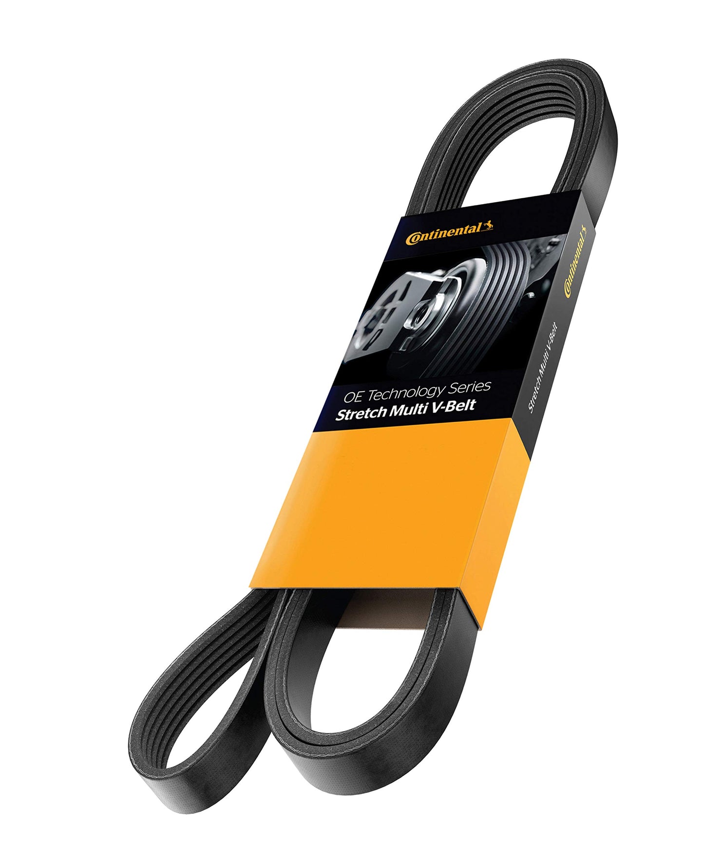 Continental Elite 4040362S Poly-V/Serpentine Stretch Belt Assorted One Size