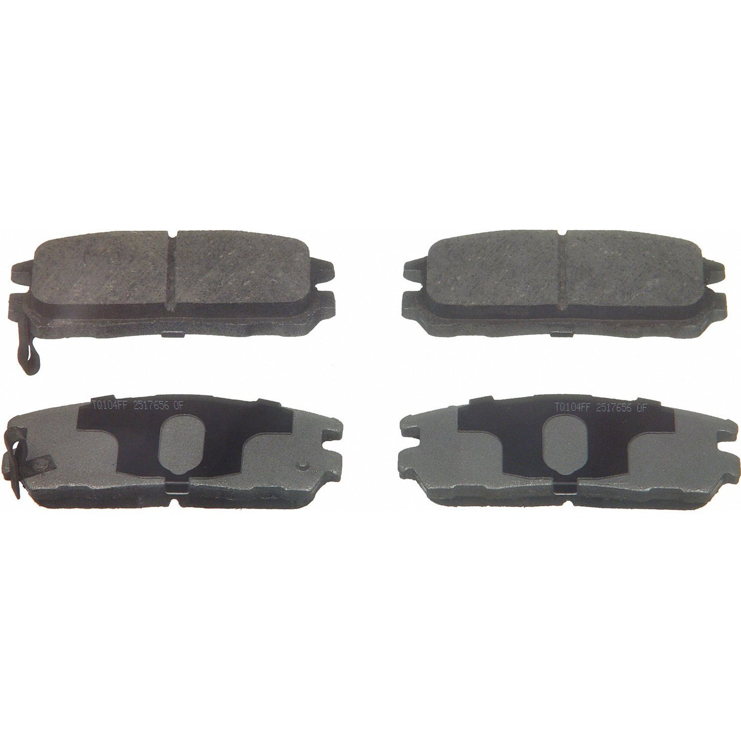 Wagner Brake MX869 ThermoQuiet OE Semi-Metallic Front Disc Brake Pads w/Hardware Kit
