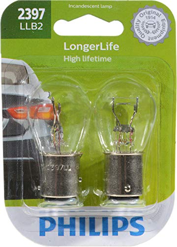 Philips 2397 LongerLife Miniature Bulb, 2 Pack