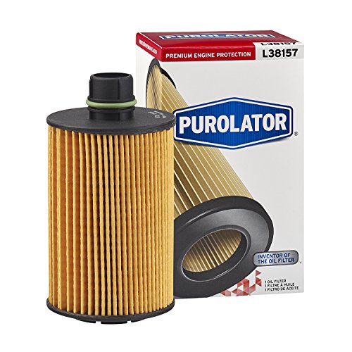Purolator L38157 Premium Engine Protection Cartridge Oil Filter Compatible With 2014-2018 Ram 1500 and 2014-2019 Jeep Grand Cherokee