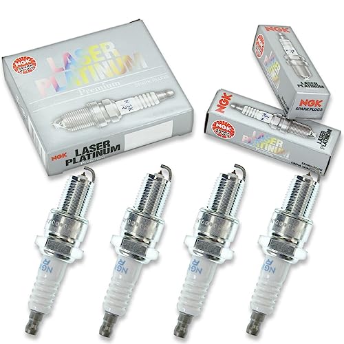 NGK 5760 PGR5C-11 LASER PLATINUM SPARK PLUG, 4 PACK