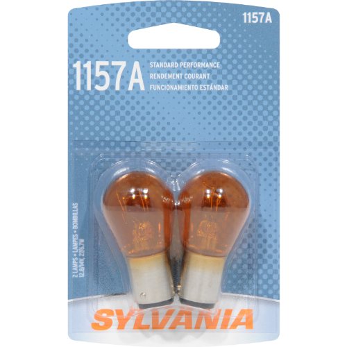 SYLVANIA 1157A Basic Miniature Bulb, (Contains 2 Bulbs)