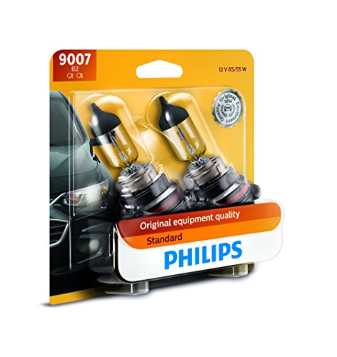 Philips Automotive Lighting 9007B2 Standard Halogen Replacement Headlight Bulbs, 2 Pack