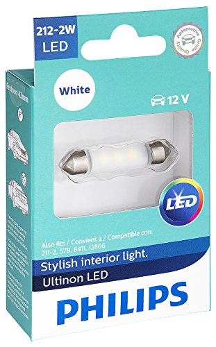 Philips Automotive Lighting 212-2WLED Ultinon LED (White), 1 Pack