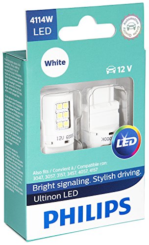 Philips Automotive Lighting 4114 Ultinon LED Bulb, 2 Pack, White, 4114WLED