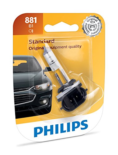 Philips 881 Standard Fog Bulb (Pack of 1)