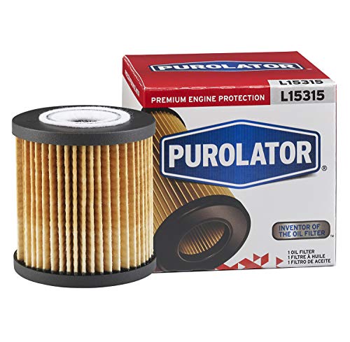 Purolator L15315 Premium Engine Protection Cartridge Oil Filter Compatible With 2001-2009 Volvo S60, 2003-2011 XC90, 1999-2007 V70, 2003-2007 XC70, 1999-2010 S80 and 2000-2004 S40