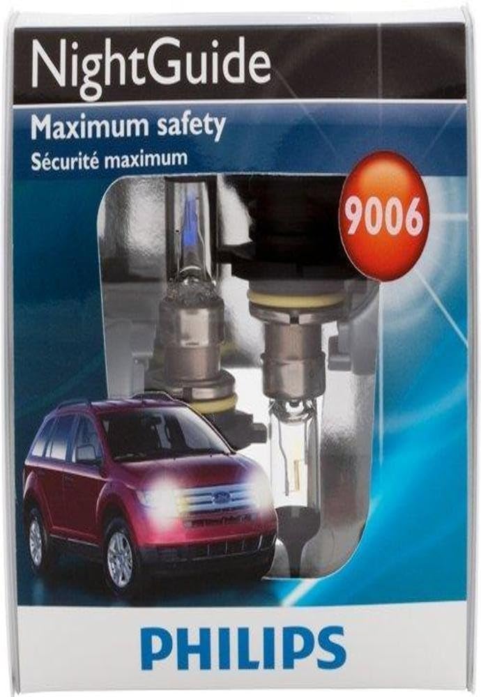 Philips 9006 NightGuide Replacement Bulb, (Pack of 2)