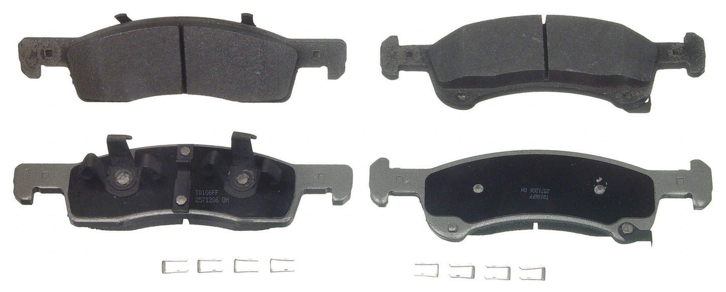 Wagner Brake ThermoQuiet MX934 Semi-Metallic Disc Brake Pad Set