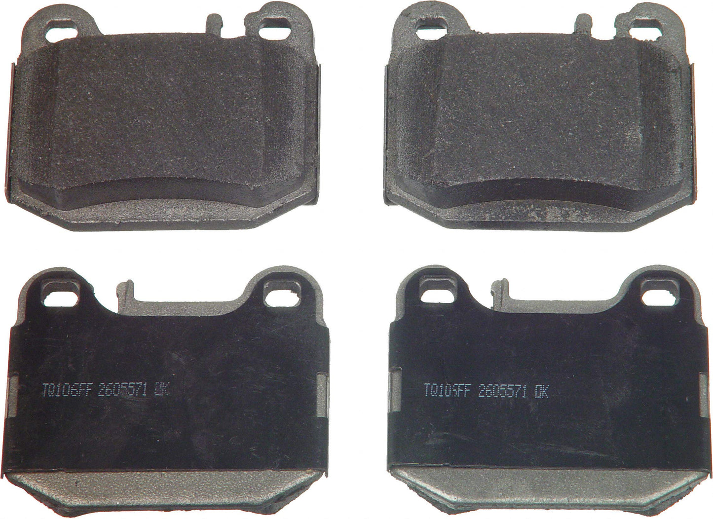 Wagner Brake ThermoQuiet MX874 Semi-Metallic Disc Brake Pad Set