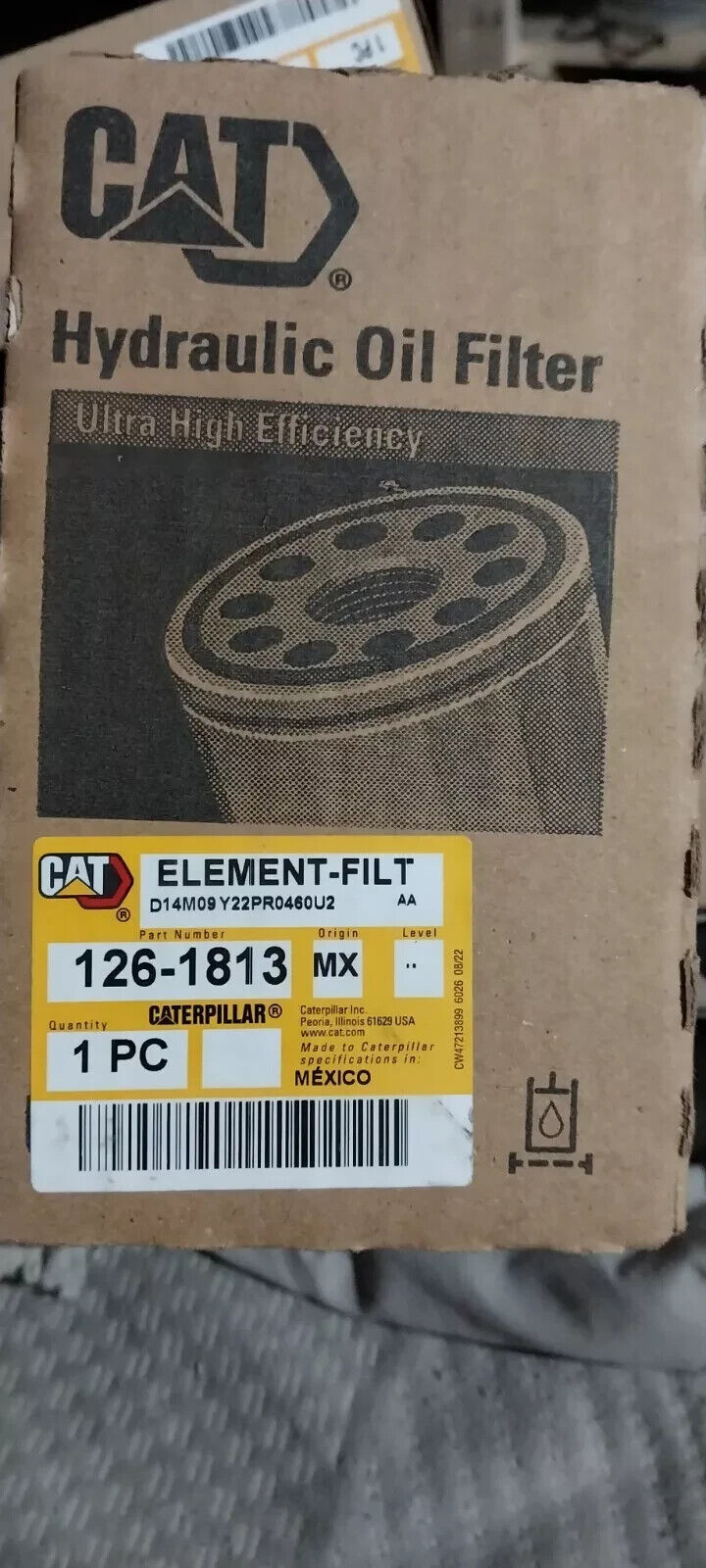 NEW Caterpillar Filter 126-1813