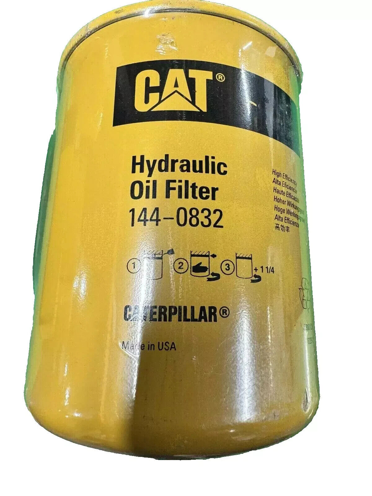 GENUINE NEW OEM CAT Hydraulic Oil Filter 144-0832 SHIPS FREE