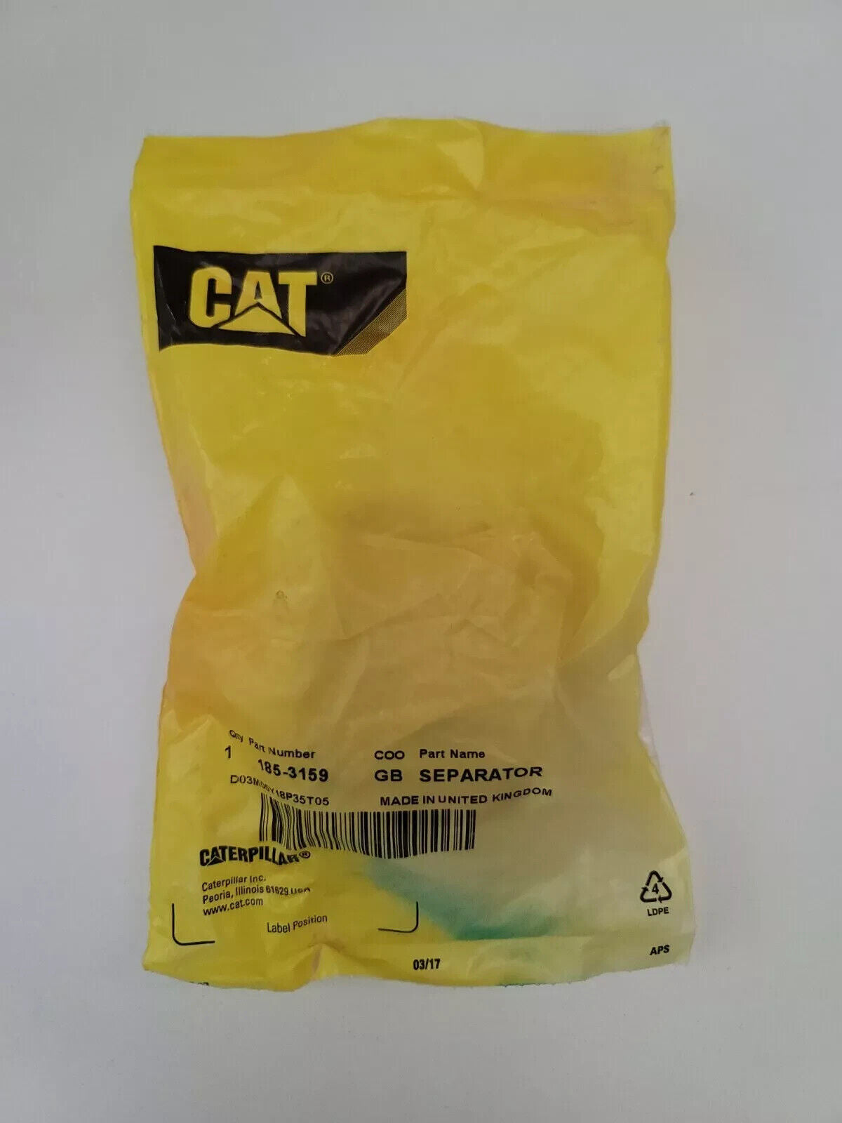 NEW 185 3159 CAT Separator