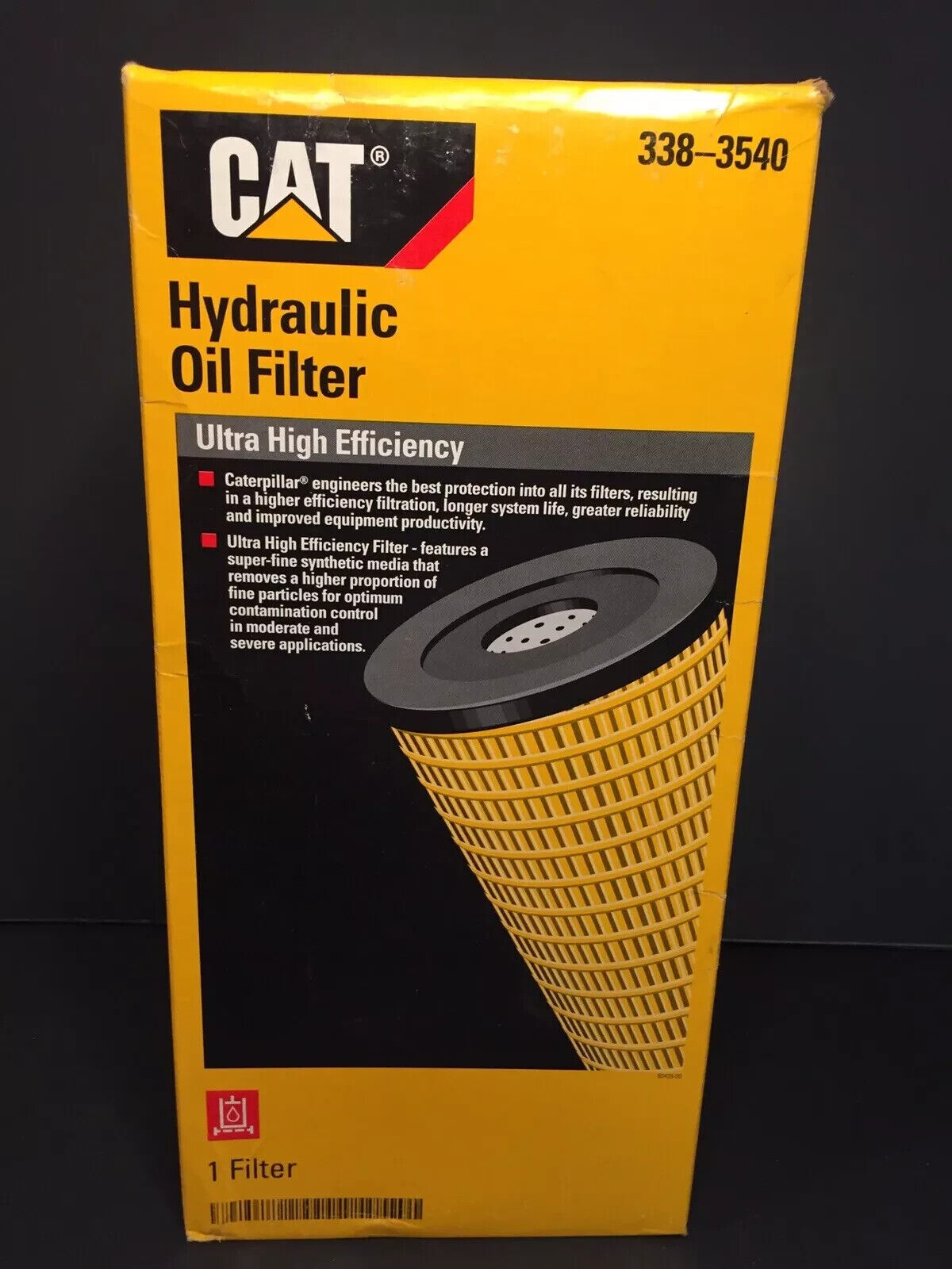 Caterpillar Oem Hydraulic Filter 338-3540. Cat Filter 3383540.