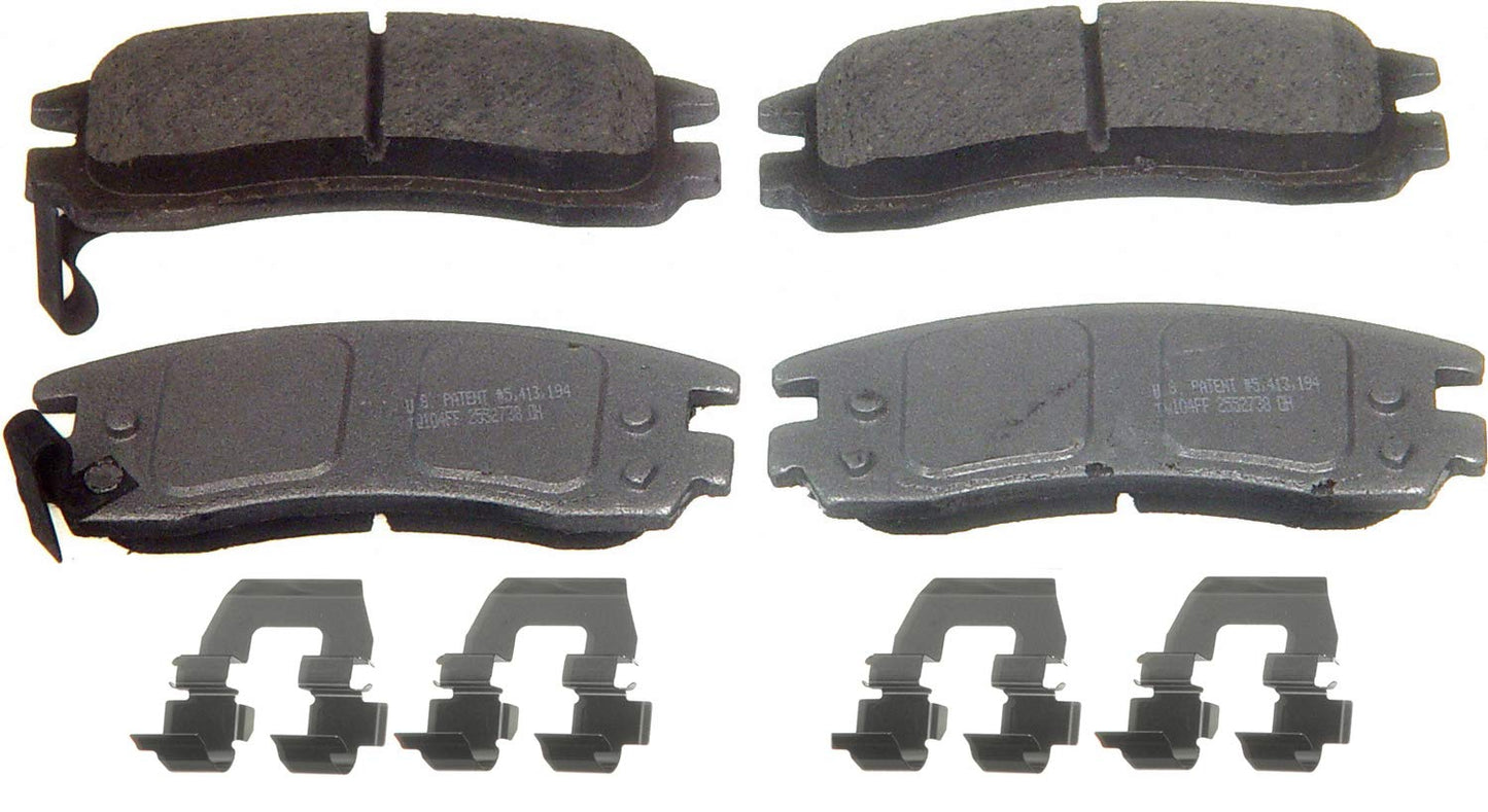 Wagner Brake ThermoQuiet PD698 Disc Brake Pad Set
