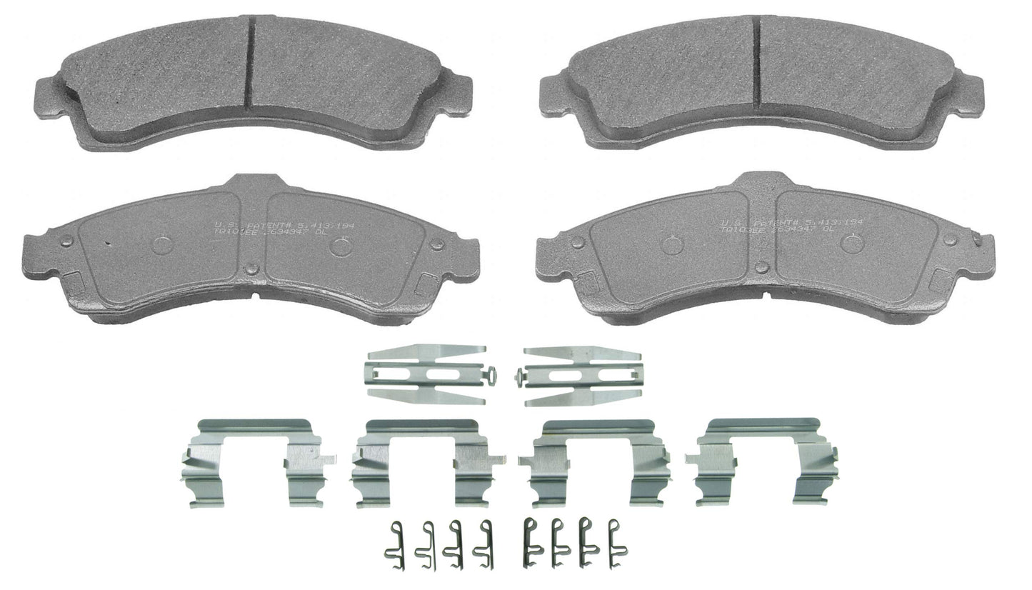 Wagner Brake ThermoQuiet MX882 Semi-Metallic Disc Brake Pad Set