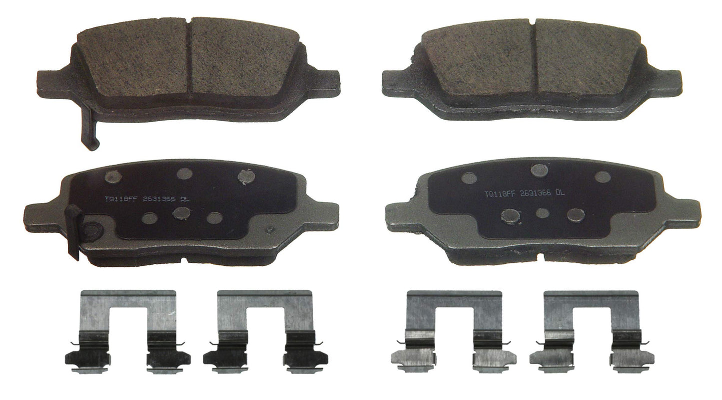Wagner ThermoQuiet QC1093 Ceramic Disc Brake Pad Set