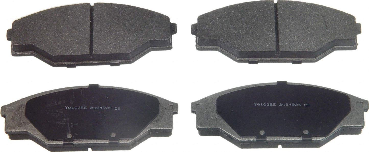 Wagner Brake ThermoQuiet MX438 Semi-Metallic Disc Brake Pad Set