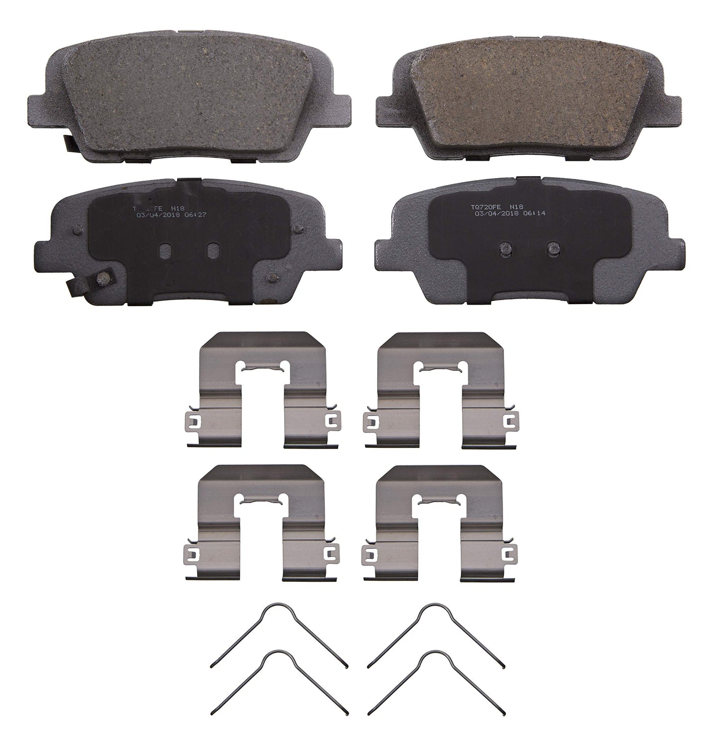 Wagner Brake ThermoQuiet QC1916 Ceramic Disc Brake Pad Set