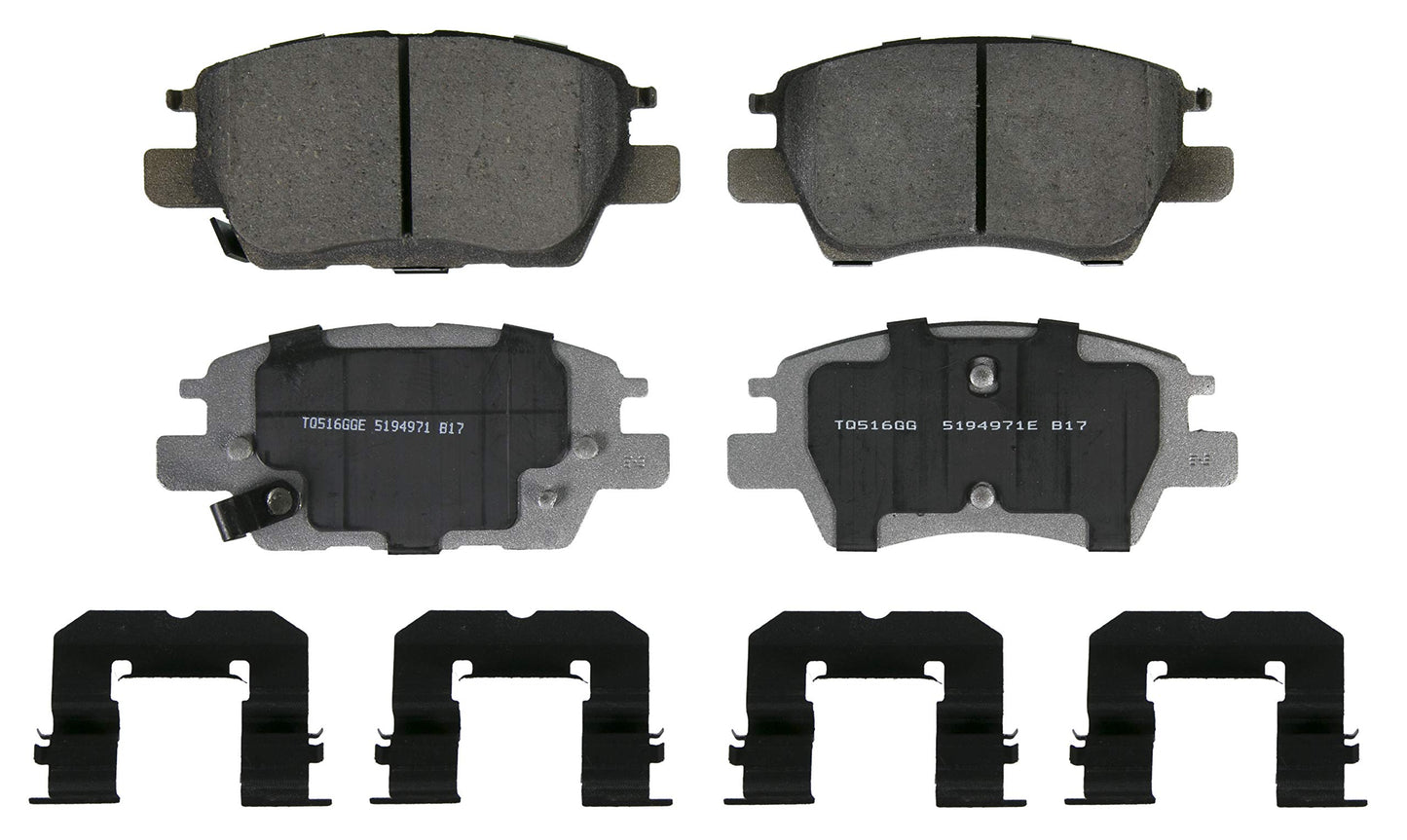 Wagner Brake ThermoQuiet QC1844 Ceramic Disc Brake Pad Set